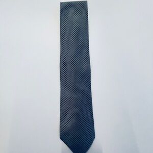 Classic Textured Black and White Men's Tie